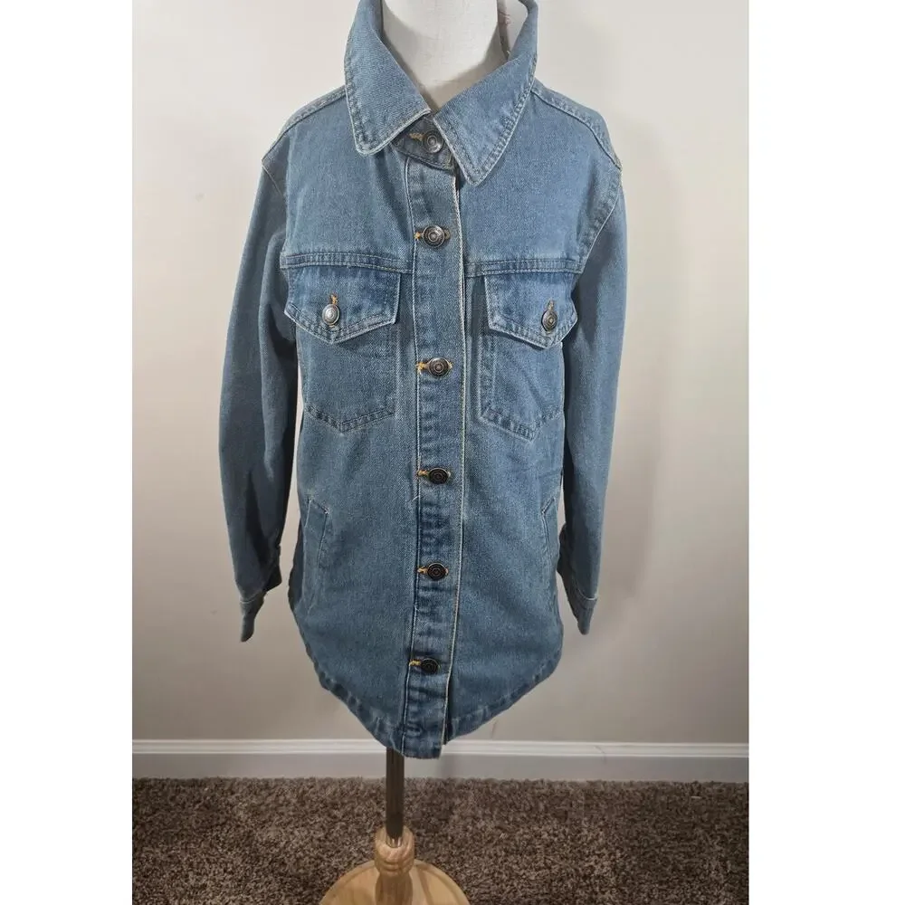 Urban Republic Harlie Denim Jacket Girls 7/8 NWT Classic Light Wash